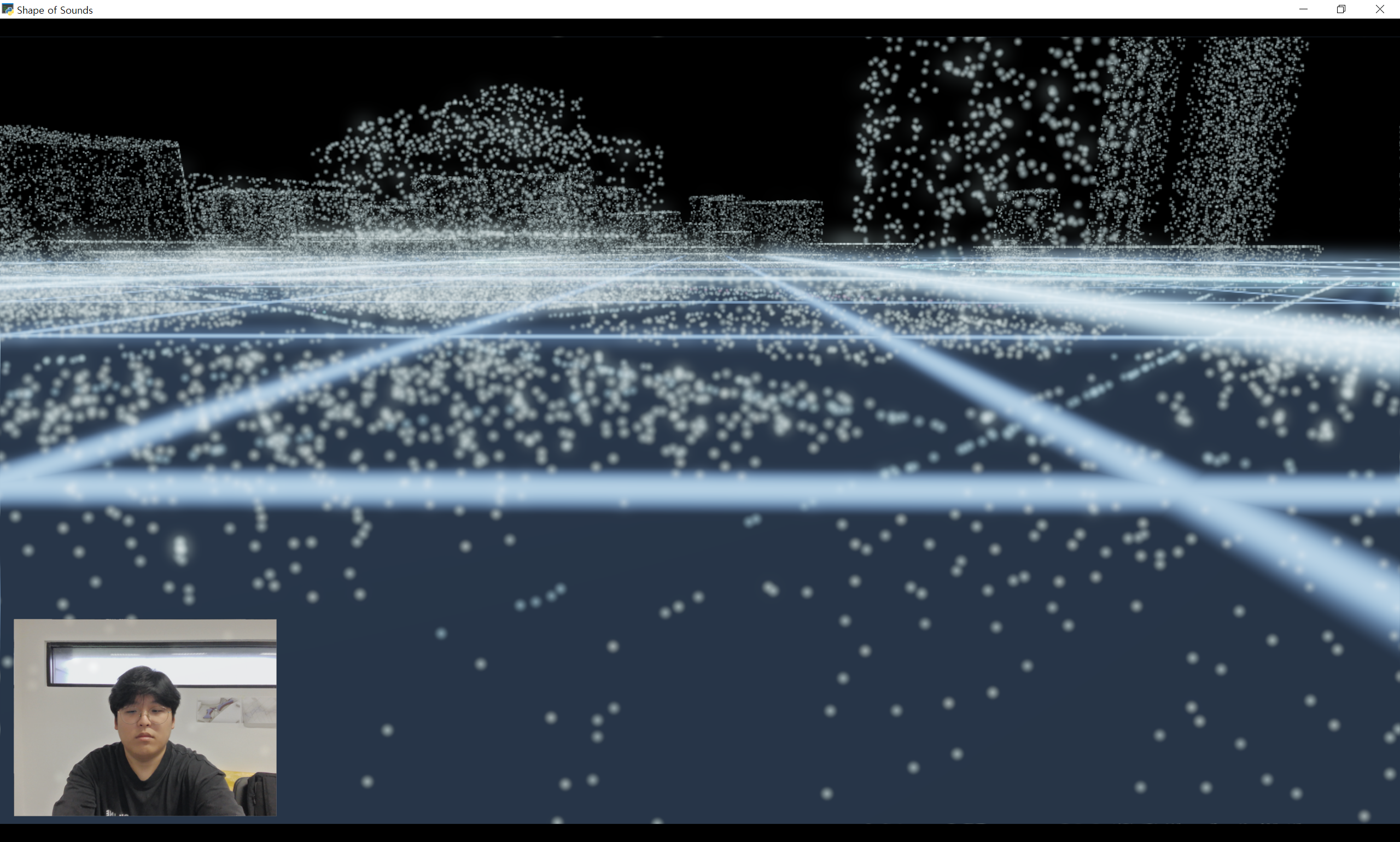 Third iteration of particles inside the city model